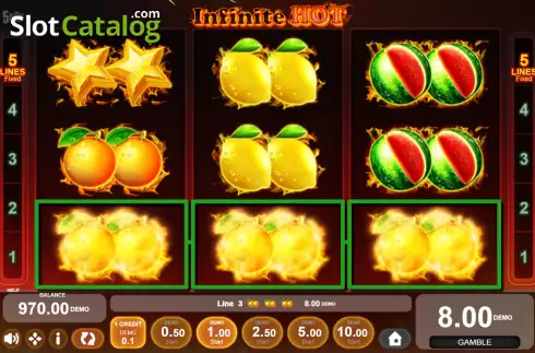 Скрин3. Infinite Hot слот