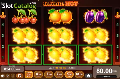 Скрин5. Infinite Hot слот
