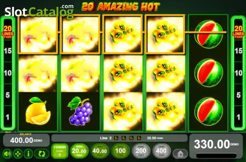 Скрин4. 20 Amazing Hot слот