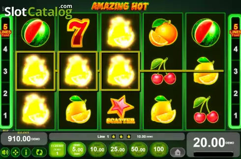 Скрин4. Amazing Hot слот