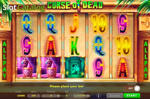 Скрин2. Curse of Dead слот