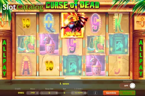 Скрин3. Curse of Dead слот