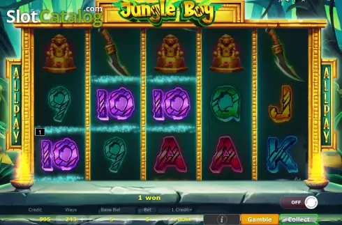 Скрин3. Jungle Boy (Five Men Games) слот