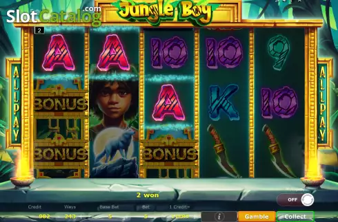Скрин4. Jungle Boy (Five Men Games) слот