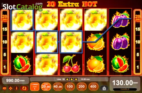 Скрин4. 20 Extra Hot слот