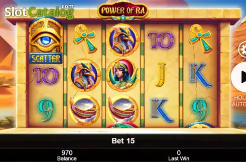 Скрин2. Power of Ra (Five Men Games) слот