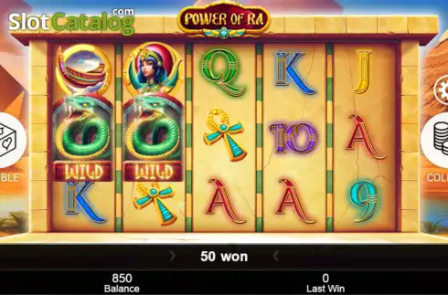 Скрин3. Power of Ra (Five Men Games) слот