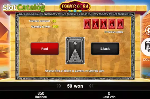 Скрин4. Power of Ra (Five Men Games) слот