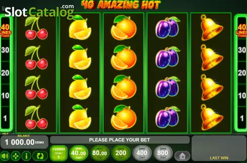 Скрин2. 40 Amazing Hot слот