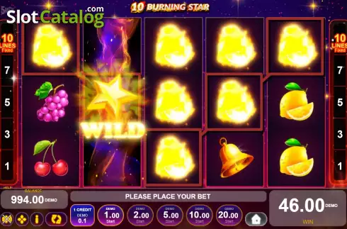 Скрин3. 10 Burning Star слот