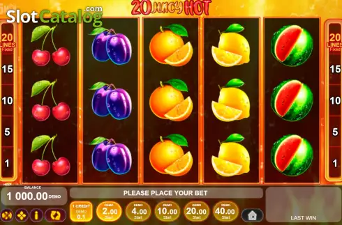 Скрин2. 20 Juicy Hot слот