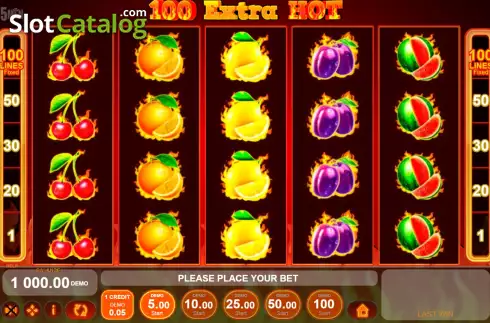 Скрин2. 100 Extra Hot слот