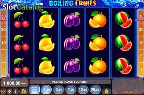 Скрин2. Boiling Fruits слот