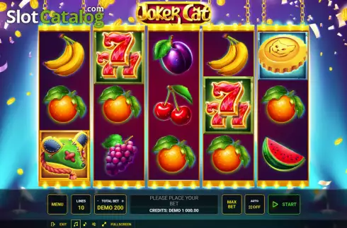 Скрин2. Joker Cat слот