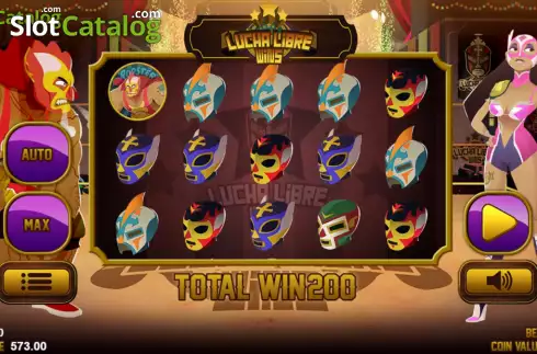 Скрин8. Lucha Libre Wins слот