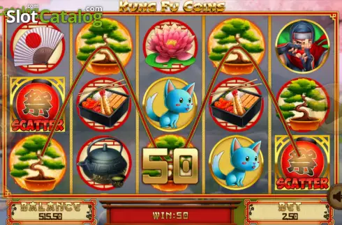 Скрин3. Kung Fu Coins слот