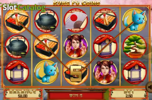 Скрин4. Kung Fu Coins слот