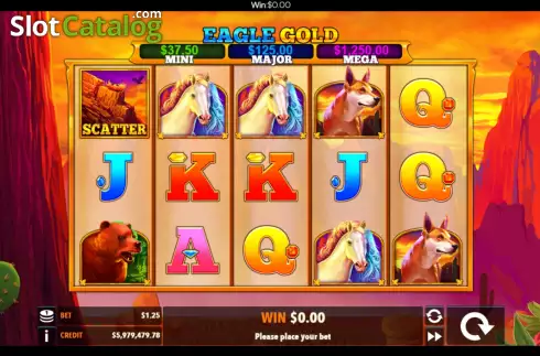 Скрин2. Eagle Gold (Flipluck) слот