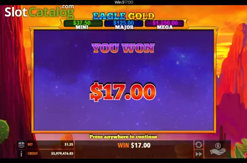 Скрин7. Eagle Gold (Flipluck) слот