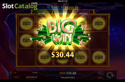Скрин9. Eagle Gold (Flipluck) слот