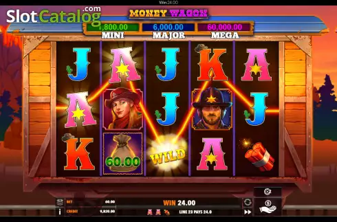 Скрин3. Money Wagon слот