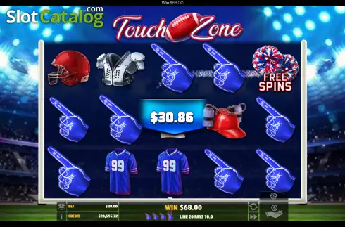 Скрин4. Touch Zone слот