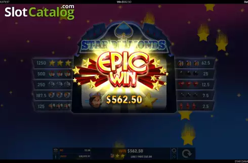 Скрин4. Star Diamonds слот
