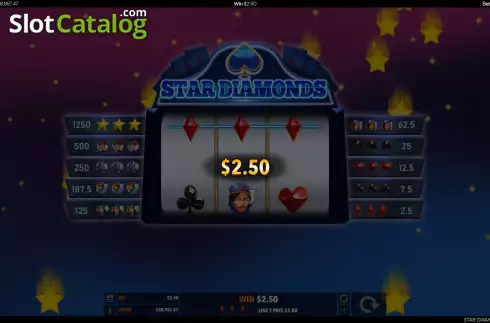 Скрин5. Star Diamonds слот