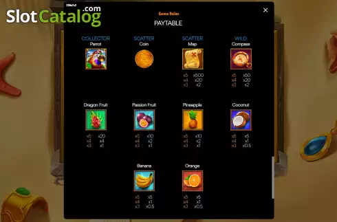 Скрин8. 20 Gold Doubloons слот