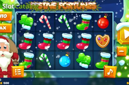 Скрин2. Festive Fortunes слот