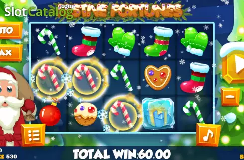Скрин3. Festive Fortunes слот