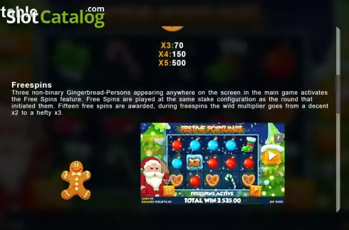 Скрин7. Festive Fortunes слот