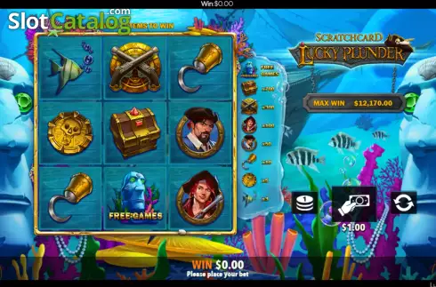 Скрин4. Lucky Plunder Scratch Card слот