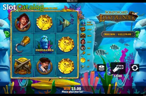 Скрин6. Lucky Plunder Scratch Card слот