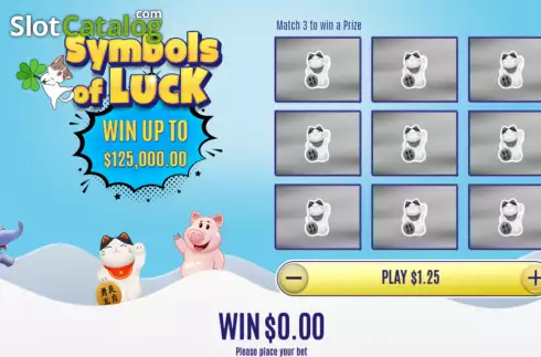 Скрин3. Symbols of Luck слот