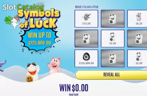 Скрин4. Symbols of Luck слот