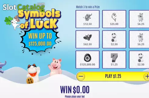 Скрин5. Symbols of Luck слот