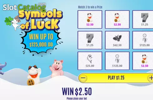 Скрин7. Symbols of Luck слот