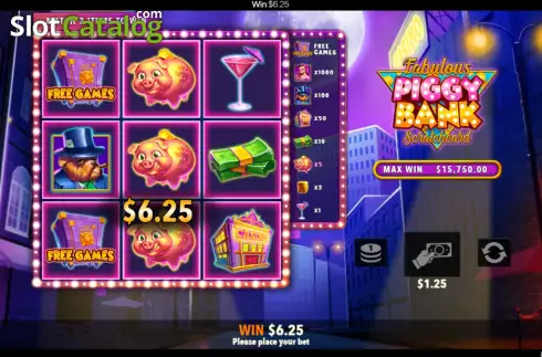 Скрин9. Fabulous Piggy Bank Scratch Card слот