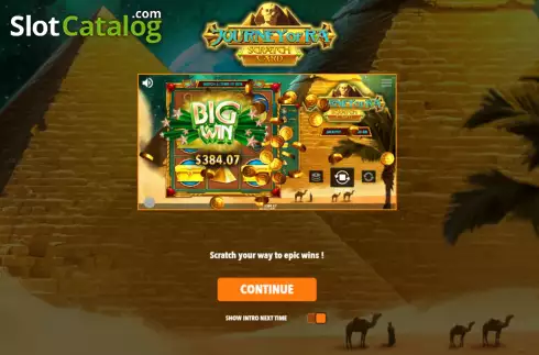 Скрин2. Journey of Ra Scratch Card слот