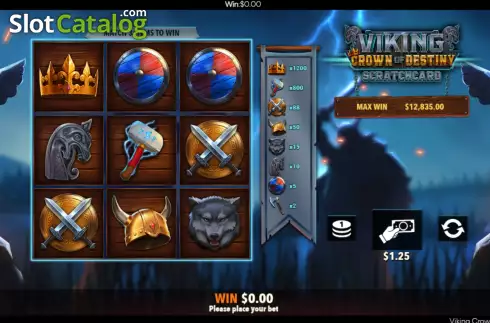 Скрин6. Viking Crown Scratchcard слот