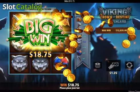 Скрин9. Viking Crown Scratchcard слот