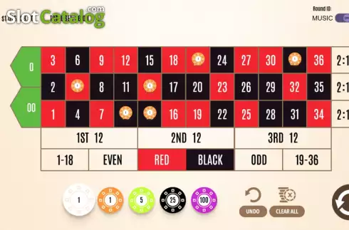 Скрин3. American Roulette (Flipluck) слот