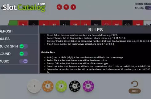Скрин9. European Roulette (Flipluck) слот