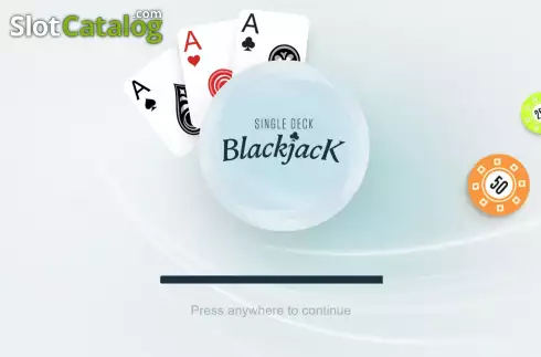 Скрин2. Single Deck Blackjack (Flipluck) слот