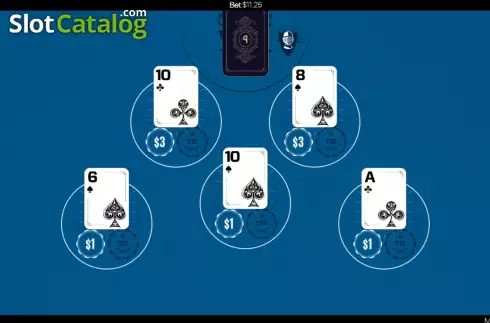 Скрин4. Multihand Casino War слот