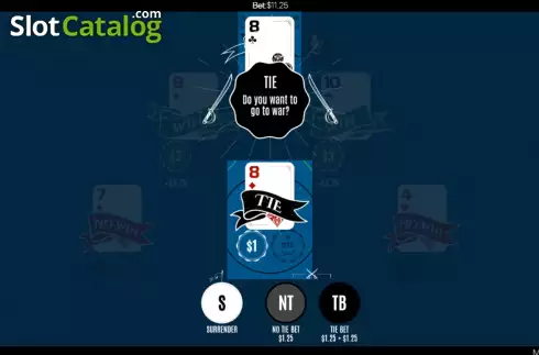 Скрин6. Multihand Casino War слот