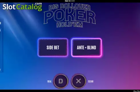 Скрин3. Big Rollover Poker Hold'em слот