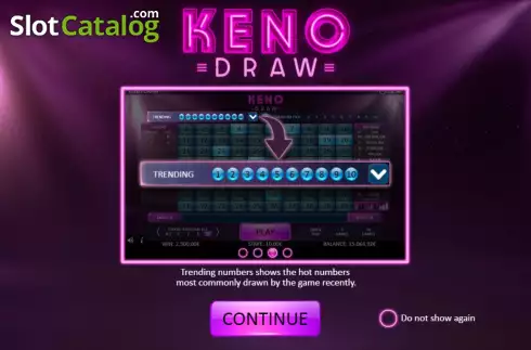 Скрин4. Keno Draw (Flipluck) слот
