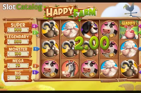Скрин3. Happy Farm (Flipluck) слот